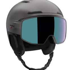 Salomon Driver Pro Sigma, skihjelm med visir, grå