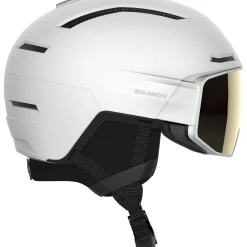 Salomon Driver Pro Sigma, skihjelm med visir, hvid