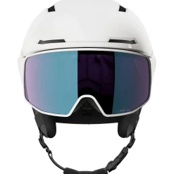 Salomon Driver Pro Sigphoto MIPS, skihjelm med visir, hvid
