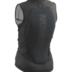 Salomon Flexcell Pro, rygskjold, junior, sort