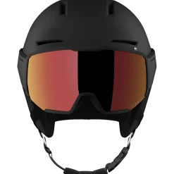Salomon Osmo Pro Sigma Photo, skihjelm med visir, sort