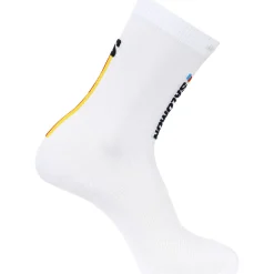 Salomon Pulse Race Flag Crew, løbestrømper, hvid