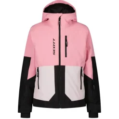 Scott Vertic Dryo, skijakke, junior, pink/sort