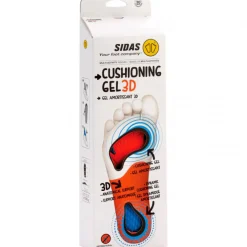 Sidas Cushioning Gel 3D, indlægssål, blå/orange