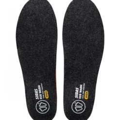 Sidas 3feet Eco Warm High, indlægssål, sort/rød