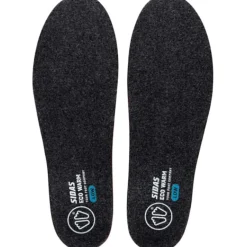 Sidas 3feet Eco Warm Low, indlægssål, sort/rød