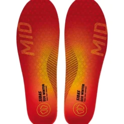 Sidas 3feet Eco Winter Mid, indlægssål, rød