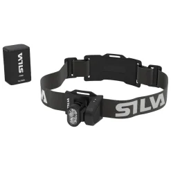 Silva Free 1200, XS, pandelampe, sort