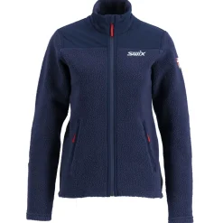 Swix Blizzard Midlayer, jakke, dame, navy