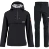 Swix Fjell skalbukser/anorak sæt, herre, sort