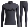 Swix RaceX Merino Half Zip/Pants sæt, herre, mørkegrå