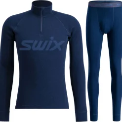 Swix RaceX Merino Half Zip/Pants sæt, herre, navy
