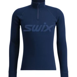 Swix RaceX Merino Half Zip, herre, navy