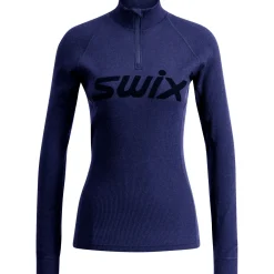 Swix RaceX Merino Pants/Half Zip sæt, dame, navy
