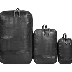Tatonka Stuff Sack Zip Set III, pakkepose, sort, 3 stk.
