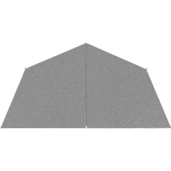 Tentipi Fleece Floor, Half, teltbund, sort