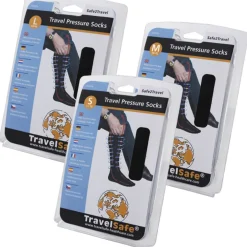 TravelSafe Pressure socks, kompressionsstrømper, sort