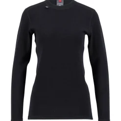 Ulvang Comfort 200 Round Neck, skiundertrøje, dame, sort