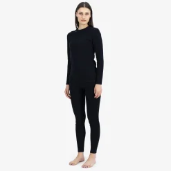Ulvang Comfort 200 Round Neck, skiundertrøje, dame, sort
