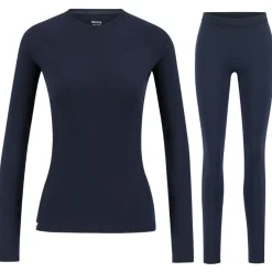 Ulvang Hero Crew/Hero Tights skiundertøjssæt, dame, mørkeblå