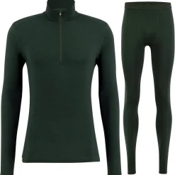 Ulvang Hero Half Zip, sæt, herre, mørkegrøn