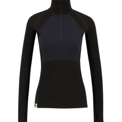 Ulvang Peak Map Half Zip, sæt, dame, mørkeblå/sort