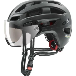 Uvex finale visor, cykelhjelm, sort