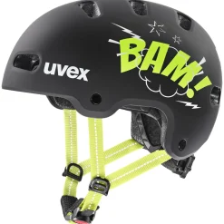 Uvex Kid 4 Style, cykelhjelm, junior, sort/grøn