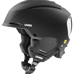 Uvex Resolution MIPS, skihjelm, sort/hvid