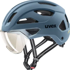 Uvex Stride Visor, cykelhjelm, blå