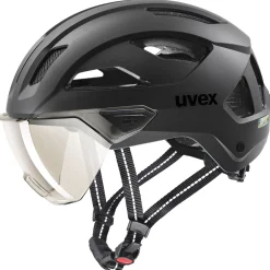 Uvex Stride Visor, cykelhjelm, sort