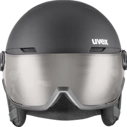 Uvex Wanted Visor Pro V, skihjelm med visir, sort