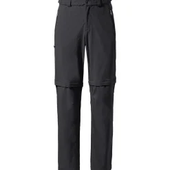 Vaude Farley Stretch T-Zip Pants III, vandrebukser, herre, sort