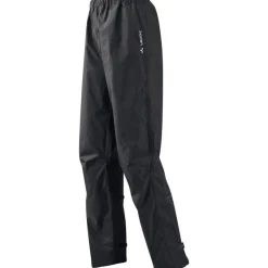 Vaude Fluid Pants II S/S+L/S, regnbukser, herre, sort